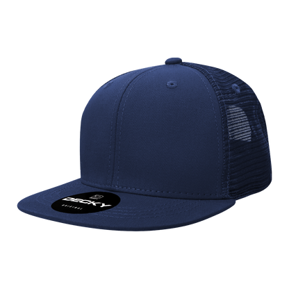 Decky-1052-6 Panel High Profile Structured Acrylic/Polyester Trucker