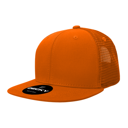 Decky-1052-6 Panel High Profile Structured Acrylic/Polyester Trucker