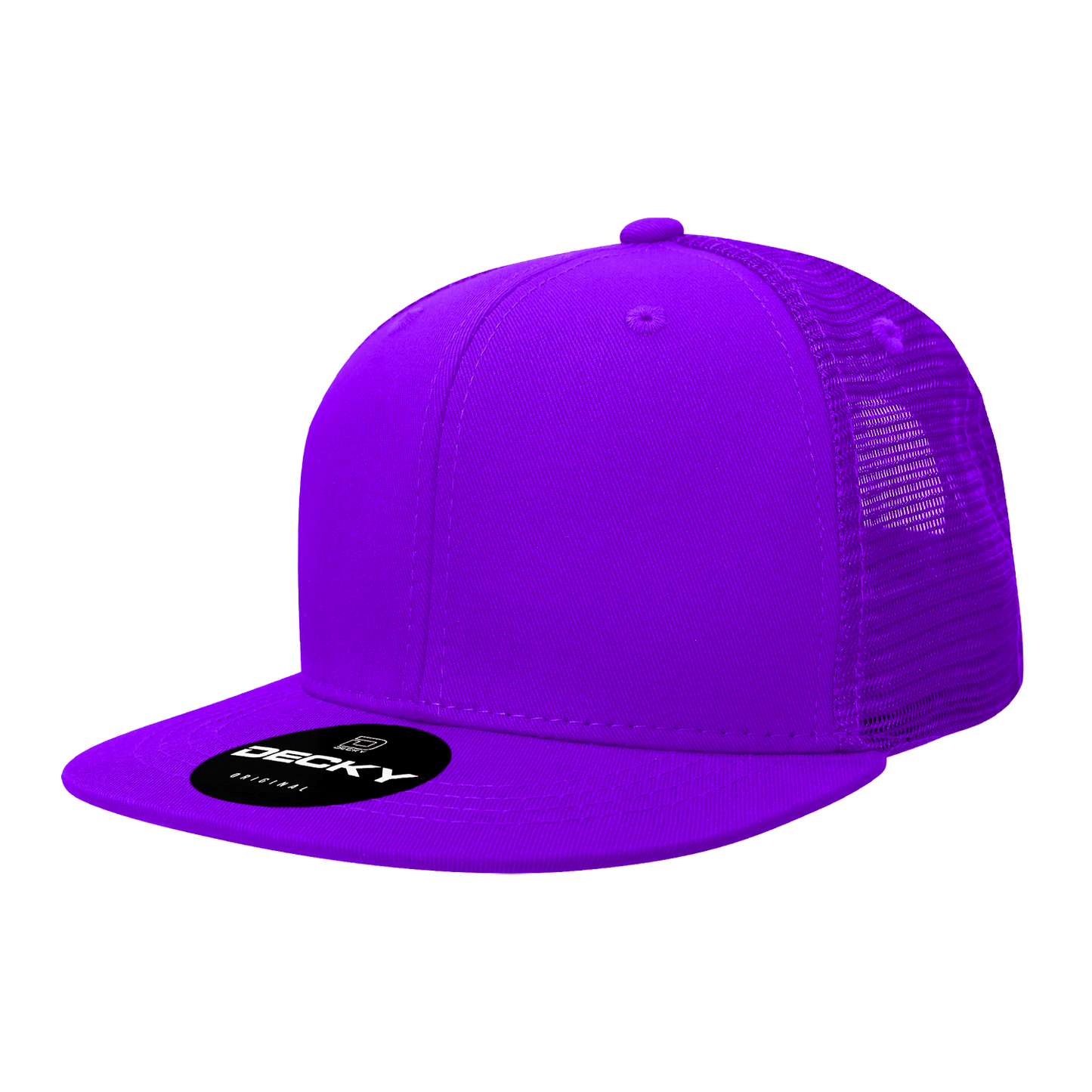 Decky-1052-6 Panel High Profile Structured Acrylic/Polyester Trucker