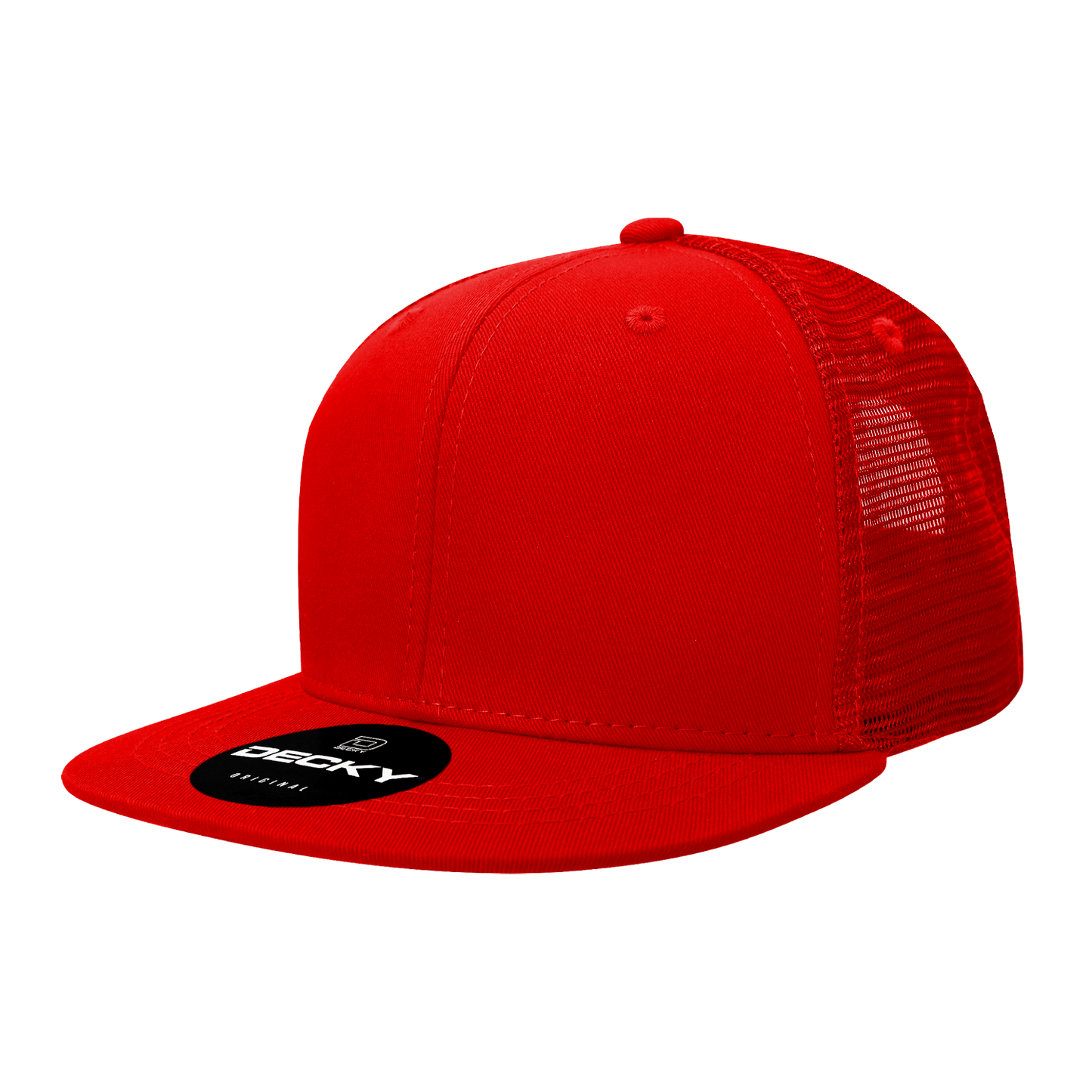 Decky-1052-6 Panel High Profile Structured Acrylic/Polyester Trucker
