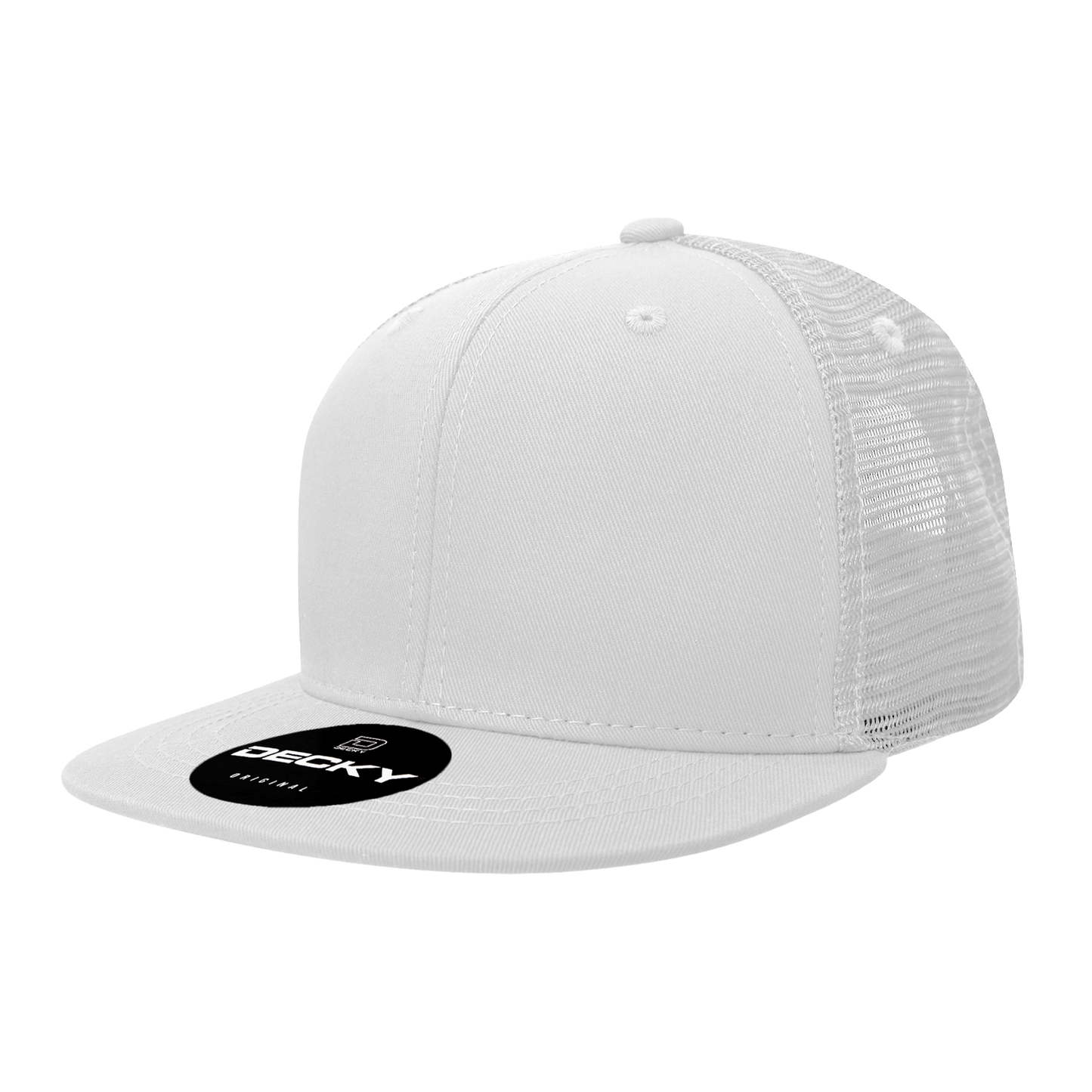 Decky-1052-6 Panel High Profile Structured Acrylic/Polyester Trucker