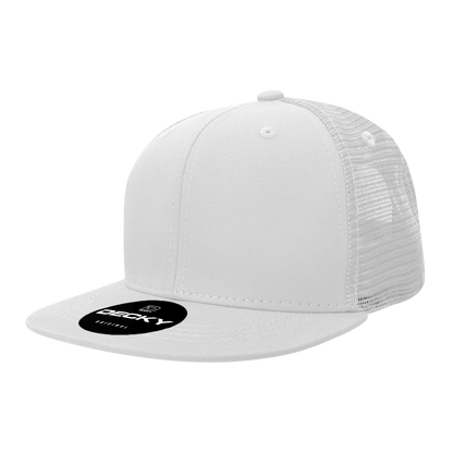 Decky-1052-6 Panel High Profile Structured Acrylic/Polyester Trucker