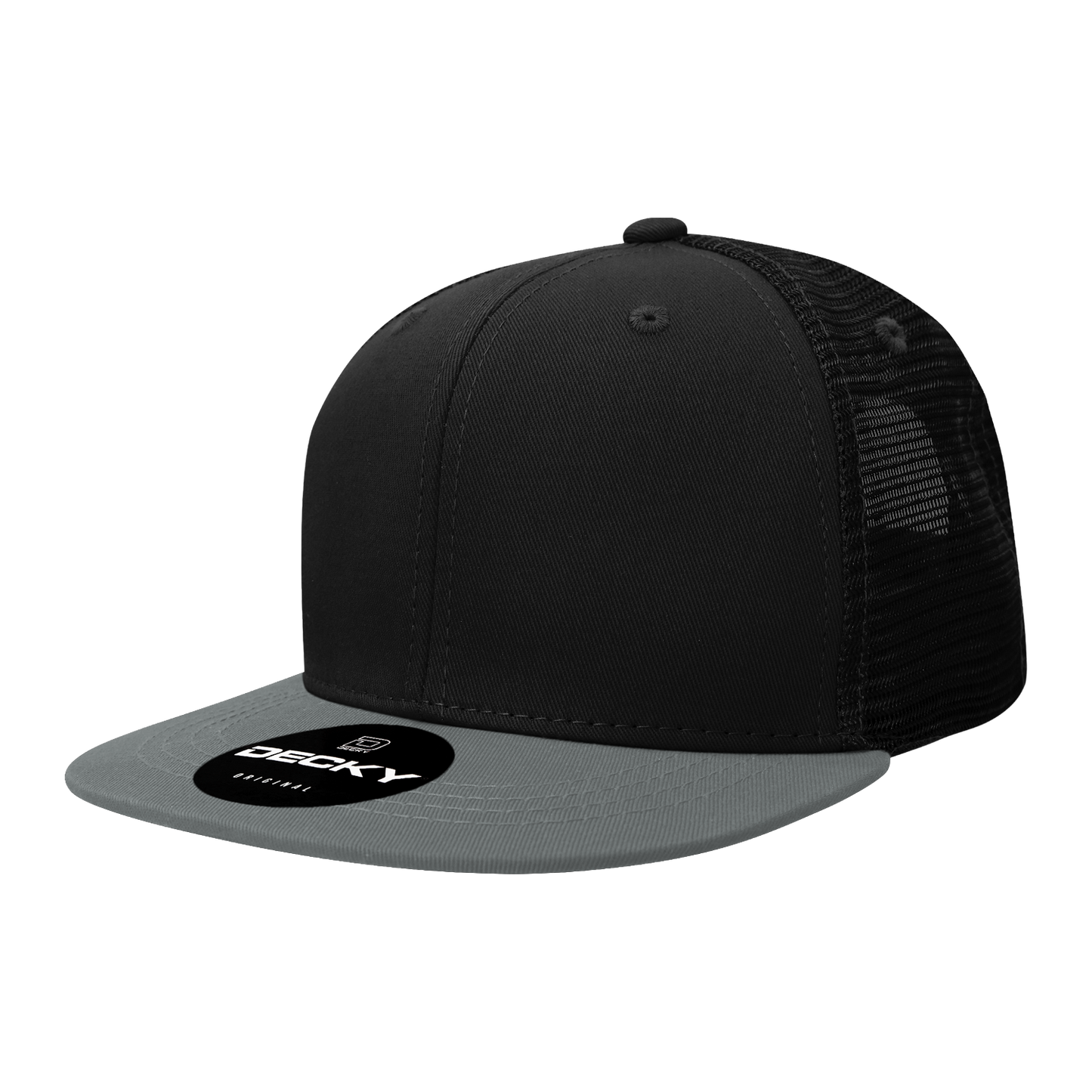 Decky-1052-6 Panel High Profile Structured Acrylic/Polyester Trucker
