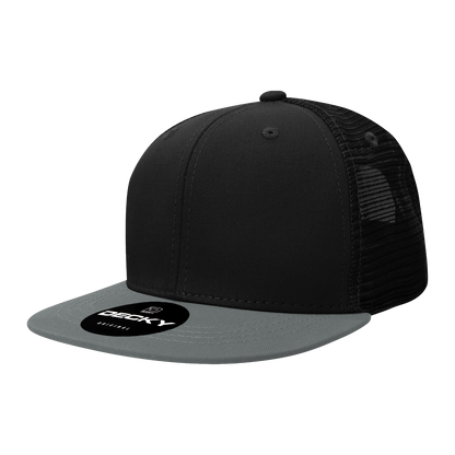 Decky-1052-6 Panel High Profile Structured Acrylic/Polyester Trucker