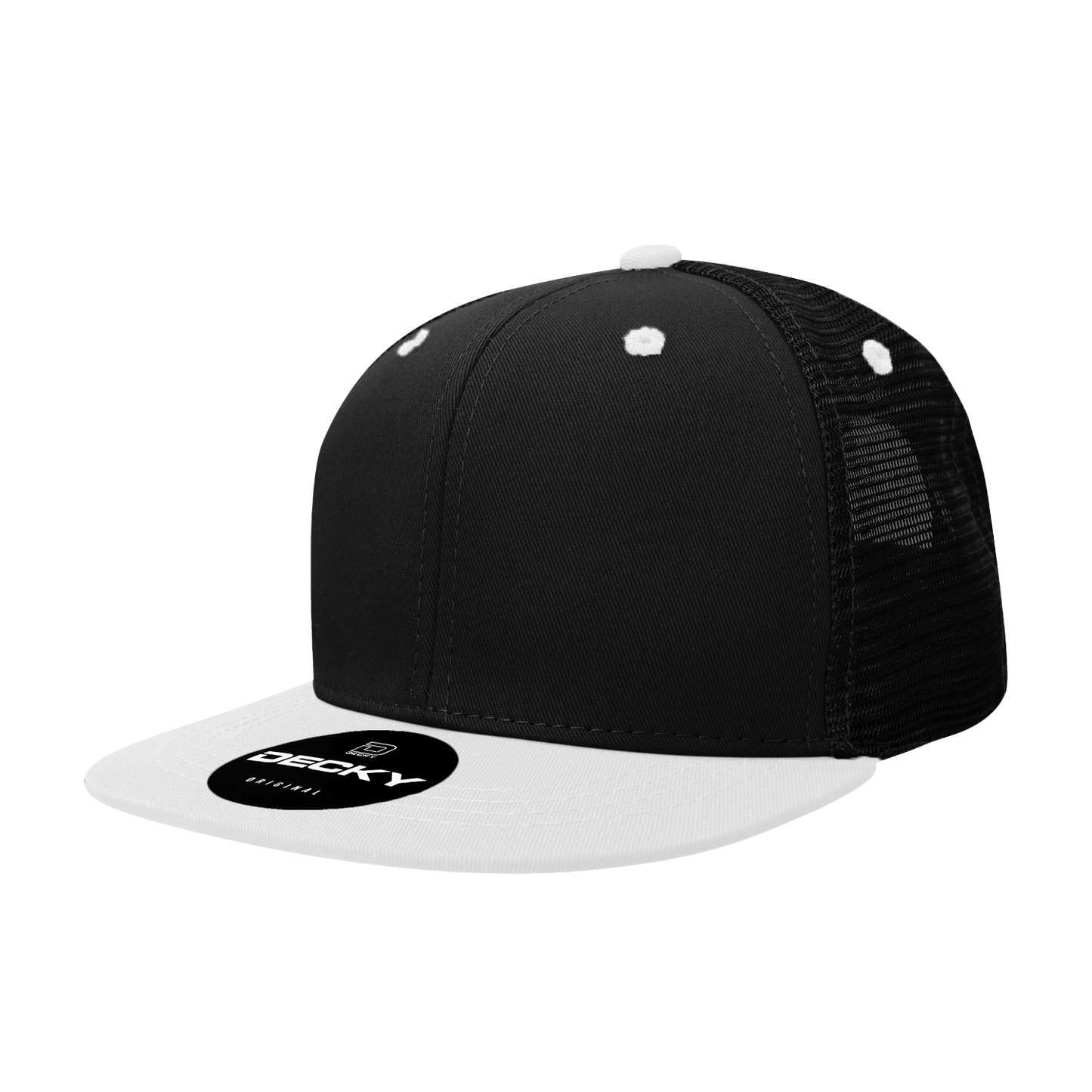 Decky-1052-6 Panel High Profile Structured Acrylic/Polyester Trucker