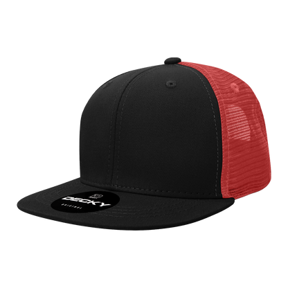 Decky-1052-6 Panel High Profile Structured Acrylic/Polyester Trucker