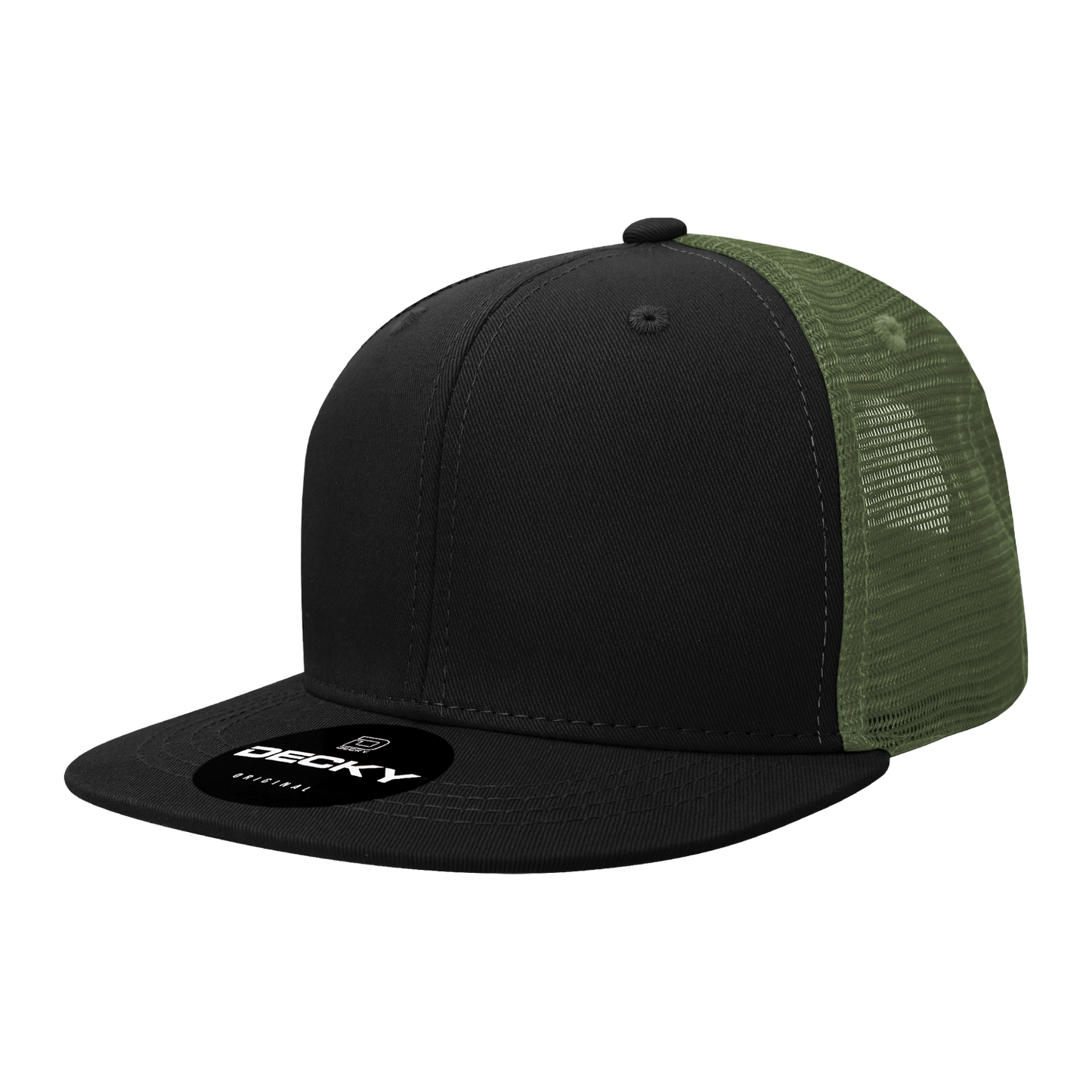 Decky-1052-6 Panel High Profile Structured Acrylic/Polyester Trucker