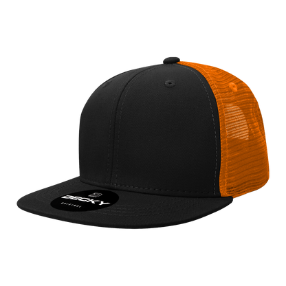 Decky-1052-6 Panel High Profile Structured Acrylic/Polyester Trucker