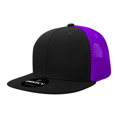 Decky-1052-6 Panel High Profile Structured Acrylic/Polyester Trucker