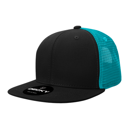 Decky-1052-6 Panel High Profile Structured Acrylic/Polyester Trucker