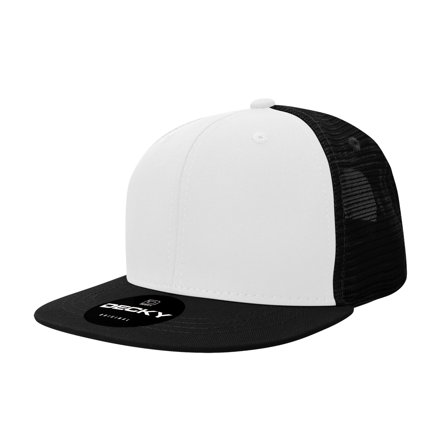 Decky-1052-6 Panel High Profile Structured Acrylic/Polyester Trucker