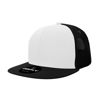 Decky-1052-6 Panel High Profile Structured Acrylic/Polyester Trucker