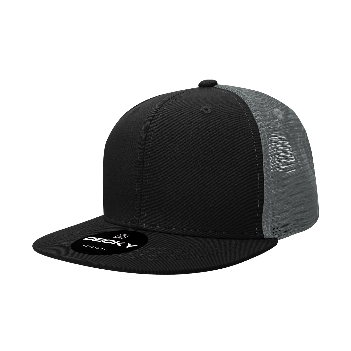 Decky-1052-6 Panel High Profile Structured Acrylic/Polyester Trucker