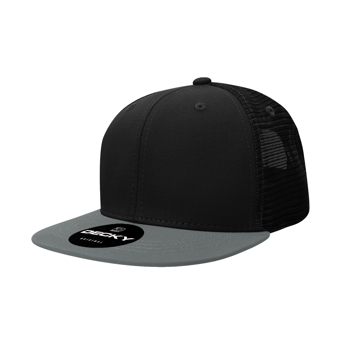 Decky-1052-6 Panel High Profile Structured Acrylic/Polyester Trucker
