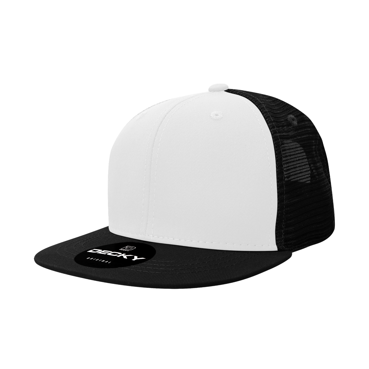 Decky-1052-6 Panel High Profile Structured Acrylic/Polyester Trucker
