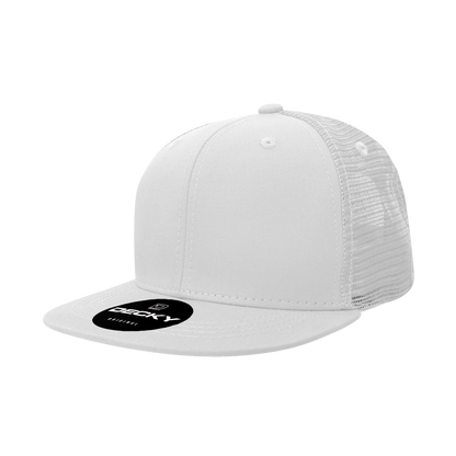 Decky-1052-6 Panel High Profile Structured Acrylic/Polyester Trucker