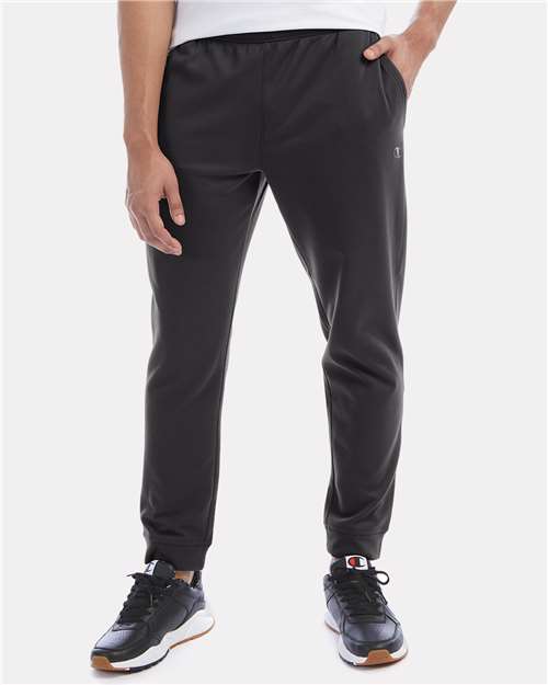 Champion CHP200 Unisex Sport Joggers - Black - OnModelFront