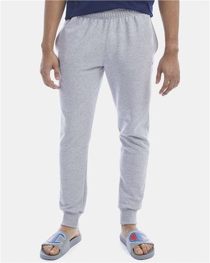Champion P930 Unisex Powerblend® Fleece Joggers - Light Steel - OnModelFront