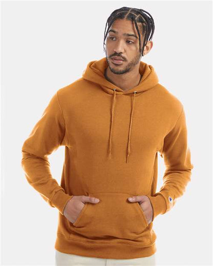 Champion S700 Unisex Powerblend® Hooded Sweatshirt - Gold Glint - OnModelFront