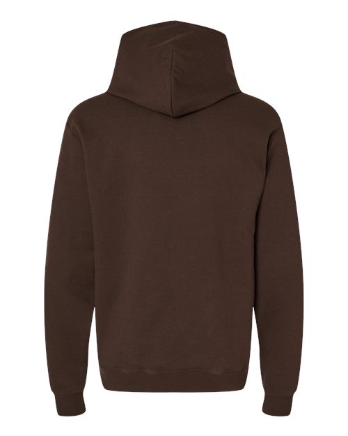 Champion S700 Unisex Powerblend® Hooded Sweatshirt - Chocolate Brown - Back