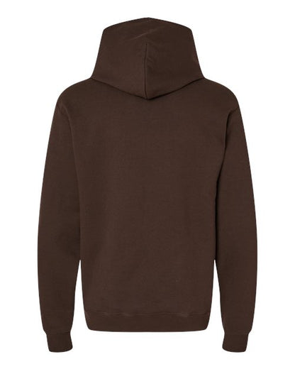 Champion S700 Unisex Powerblend® Hooded Sweatshirt - Chocolate Brown - Back