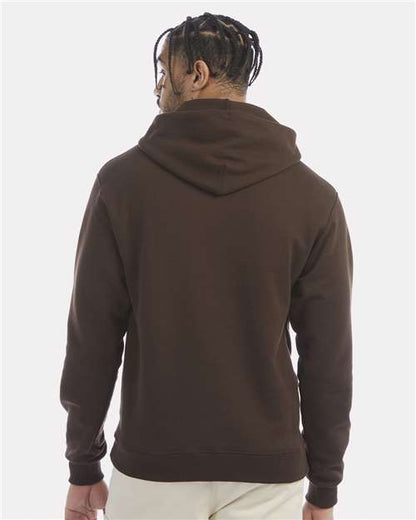 Champion S700 Unisex Powerblend® Hooded Sweatshirt - Chocolate Brown - OnModelBack
