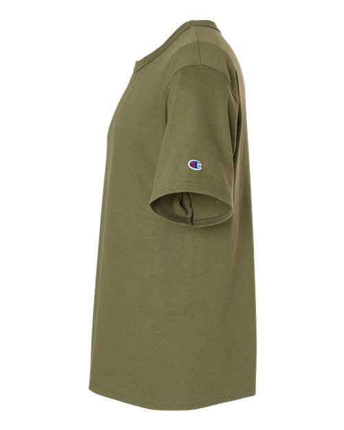 Champion T105 Unisex Heritage Jersey T-Shirt - Fresh Olive - DirectSide
