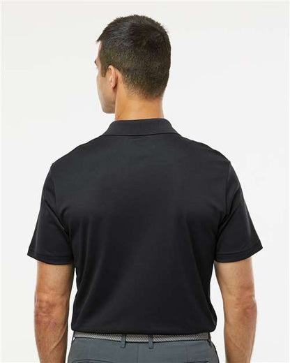 adidas A430 Men's Performance Piqué Polo - Black - OnModelBack