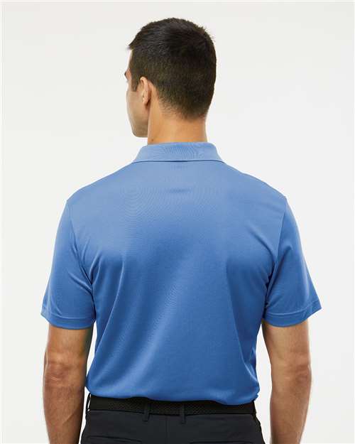 adidas A430 Men's Performance Piqué Polo - Blue Fusion - OnModelBack