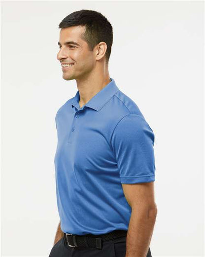 adidas A430 Men's Performance Piqué Polo - Blue Fusion - OnModelSide