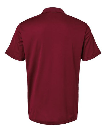 adidas A430 Men's Performance Piqué Polo - Collegiate Burgundy - Back