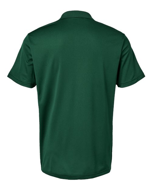 adidas A430 Men's Performance Piqué Polo - Collegiate Green - Back