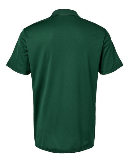 adidas A430 Men's Performance Piqué Polo - Collegiate Green - Back