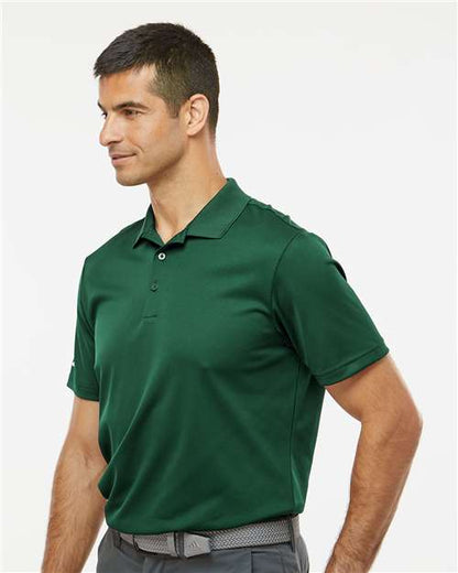 adidas A430 Men's Performance Piqué Polo - Collegiate Green - OnModelSide
