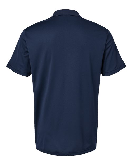 adidas A430 Men's Performance Piqué Polo - Collegiate Navy - Back