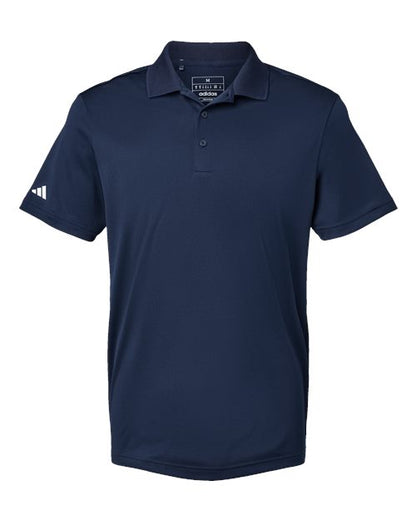 adidas A430 Men's Performance Piqué Polo - Collegiate Navy - Front