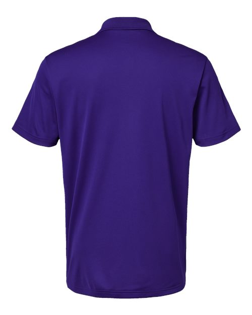 adidas A430 Men's Performance Piqué Polo - Collegiate Purple - Back