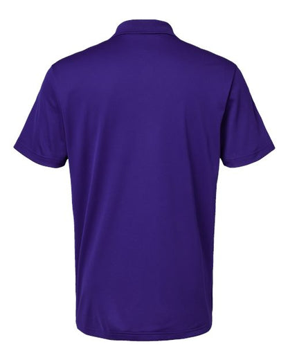 adidas A430 Men's Performance Piqué Polo - Collegiate Purple - Back