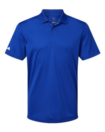adidas A430 Men's Performance Piqué Polo - Collegiate Royal - Front