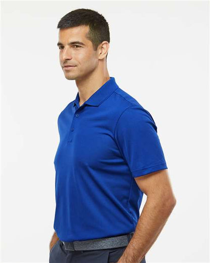 adidas A430 Men's Performance Piqué Polo - Collegiate Royal - OnModelSide