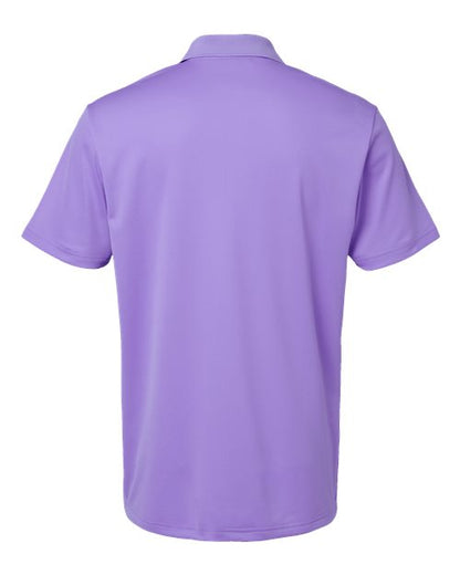 adidas A430 Men's Performance Piqué Polo - Light Flash Purple - Back