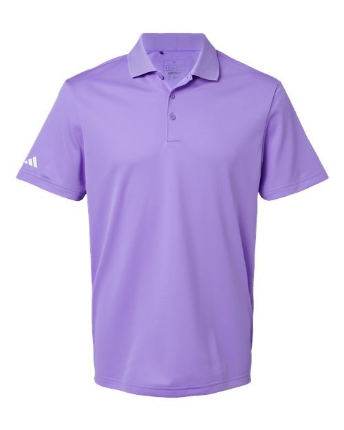 adidas A430 Men's Performance Piqué Polo - Light Flash Purple - Front