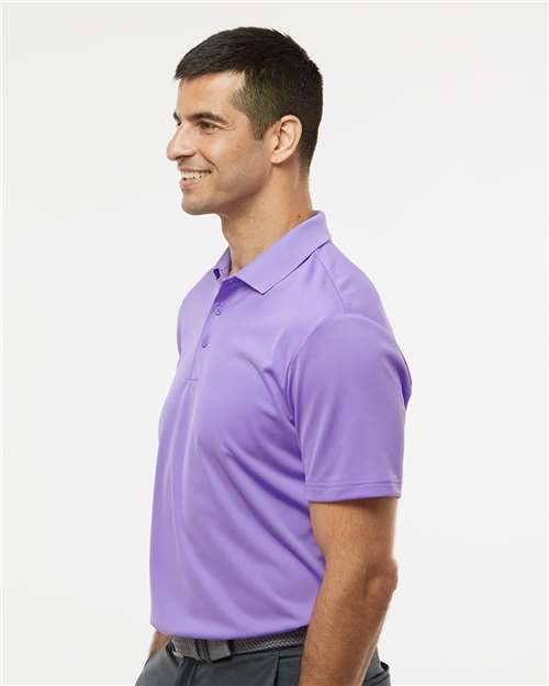 adidas A430 Men's Performance Piqué Polo - Light Flash Purple - OnModelSide