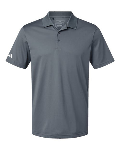 adidas A430 Men's Performance Piqué Polo - Onix - Front