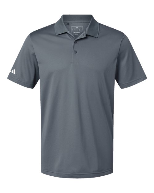 adidas A430 Men's Performance Piqué Polo - Onix - Front