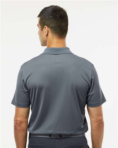 adidas A430 Men's Performance Piqué Polo - Onix - OnModelBack