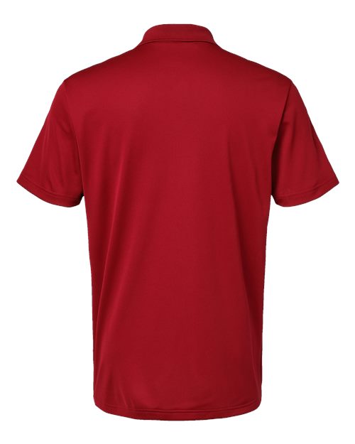 adidas A430 Men's Performance Piqué Polo - Power Red - Back