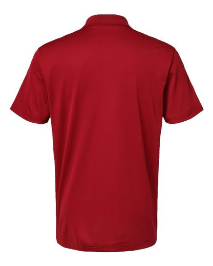 adidas A430 Men's Performance Piqué Polo - Power Red - Back