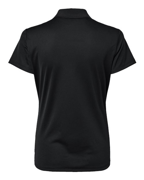 adidas A431 Women's Performance Piqué Polo - Black - Back