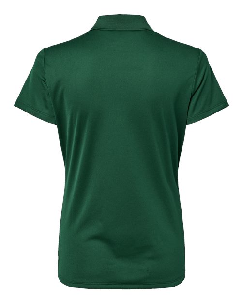adidas A431 Women's Performance Piqué Polo - Collegiate Green - Back